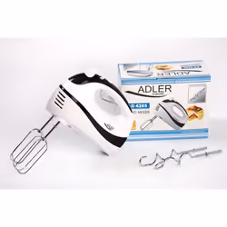 Adler AD 4205 Batteur à main 300 W Noir, Blanc