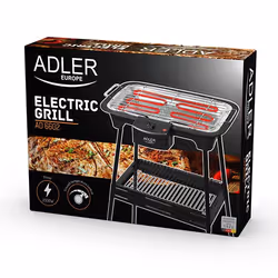 Adler AD 6602 Grill Dessus de table Electrique Noir 2000 W