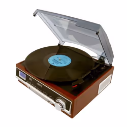 Camry Premium CR1113 Tourne-disque entraîné par courroie Noir, Chrome, Bois Semi-automatique - Vue supplémentaire 4