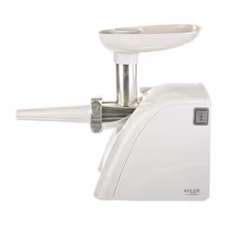 Adler AD 4803 hachoir 800 W Acier inoxydable, Blanc