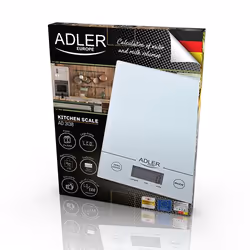 Adler AD 3138 w Blanc Comptoir Rectangle Balance de ménage électronique - Vue supplémentaire 4