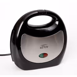 Adler AD 3015 gaufrier et appareil à croque-monsieur 750 W Noir, Argent - Vue supplémentaire 5