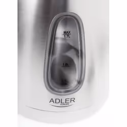 Adler AD1223 bouilloire 1,7 L 2000 W Noir, Acier inoxydable - Vue supplémentaire 6