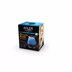 Adler AD 1224 bouilloire 1,5 L 2000 W Noir, Transparent - Vue supplémentaire 4