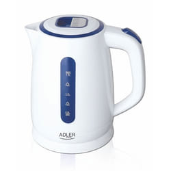 Adler AD 1234 bouilloire 1,7 L 2200 W Bleu, Blanc