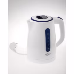 Adler AD 1234 bouilloire 1,7 L 2200 W Bleu, Blanc