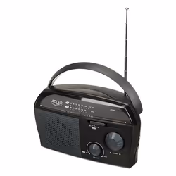 Adler AD 1119, Portable, AM, FM, 88 - 108 MHz, 530 - 1600 kHz, 3,5 mm, Noir