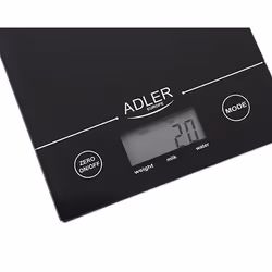 Adler AD 3138 b Noir Comptoir Rectangle Balances de cuisine mécaniques