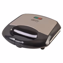 Camry Premium CR 3018 gaufrier et appareil à croque-monsieur 700 W Noir, Argent