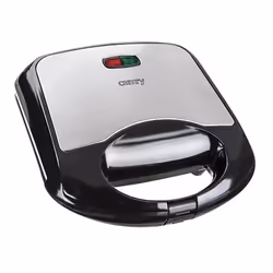Camry Premium CR 3018 gaufrier et appareil à croque-monsieur 700 W Noir, Argent