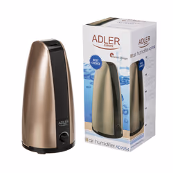 Adler AD 7954 humidificateur 1 L Noir, Or 18 W