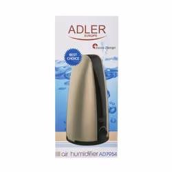 Adler AD 7954 humidificateur 1 L Noir, Or 18 W