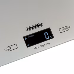 Mesko Home MS 3145 Gris Comptoir Rectangle Balance de ménage électronique - Vue supplémentaire 4
