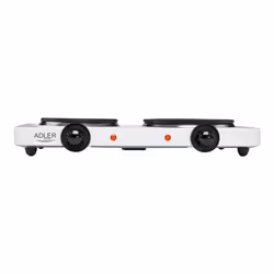 Adler AD 6504 poêle Pose libre Electrique Noir, Blanc