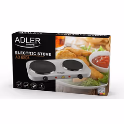 Adler AD 6504 poêle Pose libre Electrique Noir, Blanc - Vue supplémentaire 6