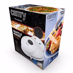 Camry Premium CR 3022 moule à gauffres 5 gauffre(s) 1000 W Noir, Blanc - Vue supplémentaire 8