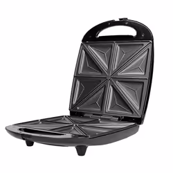 Camry Premium CR 3023 gaufrier et appareil à croque-monsieur 1500 W Noir, Gris