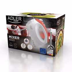 Adler AD 4212 mixeur Batteur à main Rouge, Blanc - Vue supplémentaire 5