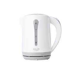 Adler AD 1244, 2,5 L, 2200 W, Blanc, Plastique, Indicateur de niveau d'eau