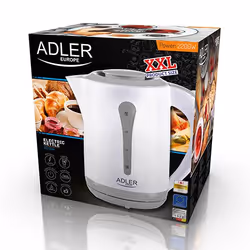 Adler AD 1244 bouilloire 2,5 L 2200 W Blanc - Vue supplémentaire 4