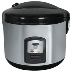Adler AD 6406 cuiseur à riz 1000 W Noir, Acier inoxydable