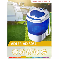 Adler AD 8051 3 kg Bleu, Blanc - Vue supplémentaire 10