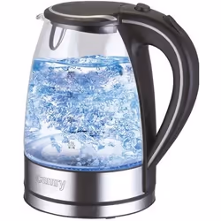 Camry Premium CR 1239, 1,7 L, 2000 W, Noir, Transparent, Verre, Plastique, Indicateur de niveau d'eau, Arrêt de sécurité en c ...