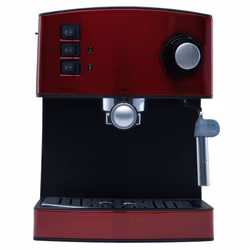 Adler AD 4404r, Machine à expresso, 1,6 L, 850 W, Noir, Rouge, Argent