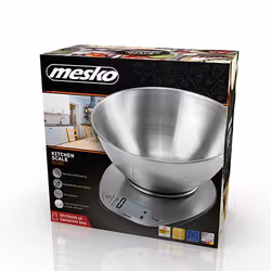 Mesko Home MS 3152 Acier inoxydable Comptoir Balance de ménage électronique - Vue supplémentaire 8