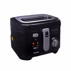 Mesko Home MS 4908 friteuse Unique 2,5 L Autonome 1800 W Noir, Gris