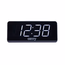Camry Premium CR 1156, Réveil numérique, Rectangle, Noir, Gris, AM, MF, PLL, LED, 4,57 cm (1.8")