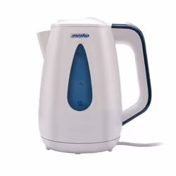 Mesko Home MS 1261, 1,7 L, 2200 W, Bleu, Blanc, Plastique, Indicateur de niveau d'eau