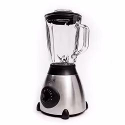 Adler AD 4070 blender 1,5 L Mélangeur de table 600 W Noir, Transparent
