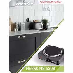 Mesko Home MS 6508 plaque Noir Comptoir Plaque scellée 1 zone(s) - Vue supplémentaire 9