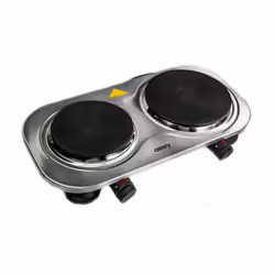 Camry Premium CR 6511, Pose libre, Noir, Acier inoxydable, Acier inoxydable, Rotatif, Electrique, 2 zone(s)