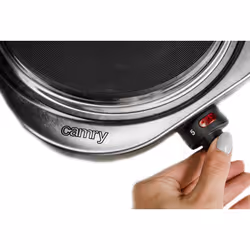 Camry Premium CR 6510 Noir, Acier inoxydable Comptoir 18.5 cm 1 zone(s)