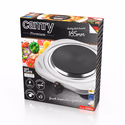 Camry Premium CR 6510 Noir, Acier inoxydable Comptoir 18.5 cm 1 zone(s) - Vue supplémentaire 6