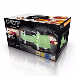 Camry Premium CR 1265 bouilloire 0,5 L 750 W Noir, Vert - Vue supplémentaire 7