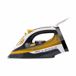 Camry Premium CR 5029, Fer à vapeur, Noir, Jaune, 2400 W, 220-240 V, 50 - 60 Hz, 320 mm
