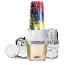 Camry Premium CR 4071 blender 1 L Blender sport 1000 W Or, Transparent, Blanc