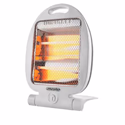 Mesko Home MS 7710, Chauffage d'appoint électrique à quartz, Verre quartz, Intérieure, Sol, Blanc, Rotatif