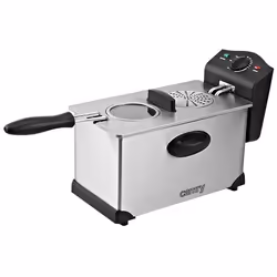 Camry Premium CR 4909, Friteuse d’air chaud, 3 L, Unique, Noir, Acier satin, Rotatif, Autonome