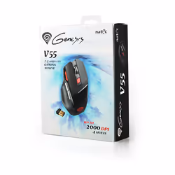 GENESIS V55 souris Droitier RF sans fil Optique 2000 DPI