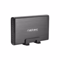 NATEC NKZ-0448, Boîtier HDD, 3.5", SATA, 5 Gbit/s, Connectivité USB, Noir