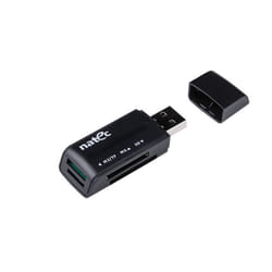NATEC ANT 3 Mini lecteur de carte mémoire USB 2.0 Noir