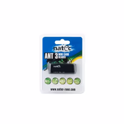 NATEC ANT 3 Mini lecteur de carte mémoire USB 2.0 Noir