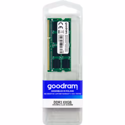 Goodram 4GB DDR3 PC3-12800, 4 Go, 1 x 4 Go, DDR3, 1600 MHz, 204-pin SO-DIMM, Vert