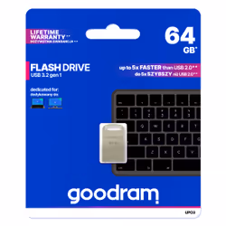 Goodram UPO3 lecteur USB flash 64 Go USB Type-A 3.2 Gen 1 (3.1 Gen 1) Argent