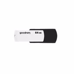 Goodram UCO2, 64 Go, USB Type-A, 2.0, 20 Mo/s, Pivotant, Noir, Blanc