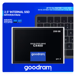 Goodram CX400 gen.2 2.5" 256 Go Série ATA III 3D TLC NAND - Vue supplémentaire 7